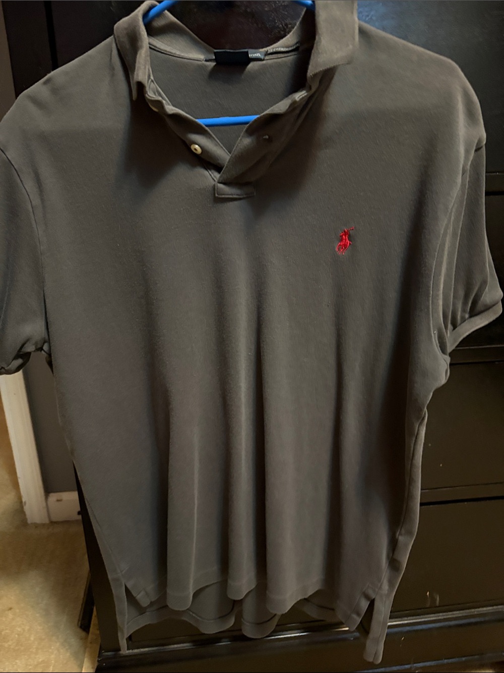 Polo by Ralph Lauren Olive Polo with Red Pony Logo